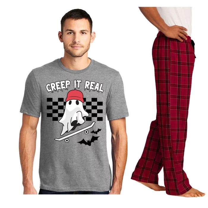 Creek It Real Funny Ghost Halloween Pajama Set