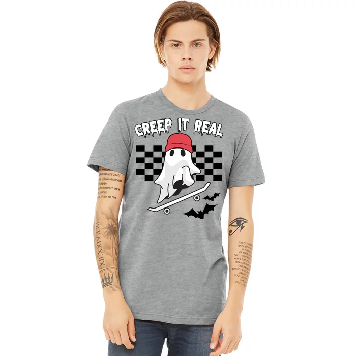 Creek It Real Funny Ghost Halloween Premium T-Shirt