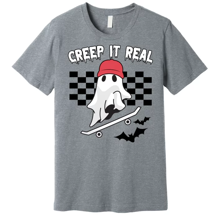 Creek It Real Funny Ghost Halloween Premium T-Shirt