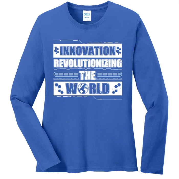 Cool Innovation Revolutionizing The World A Future Inventor Gift Ladies Long Sleeve Shirt