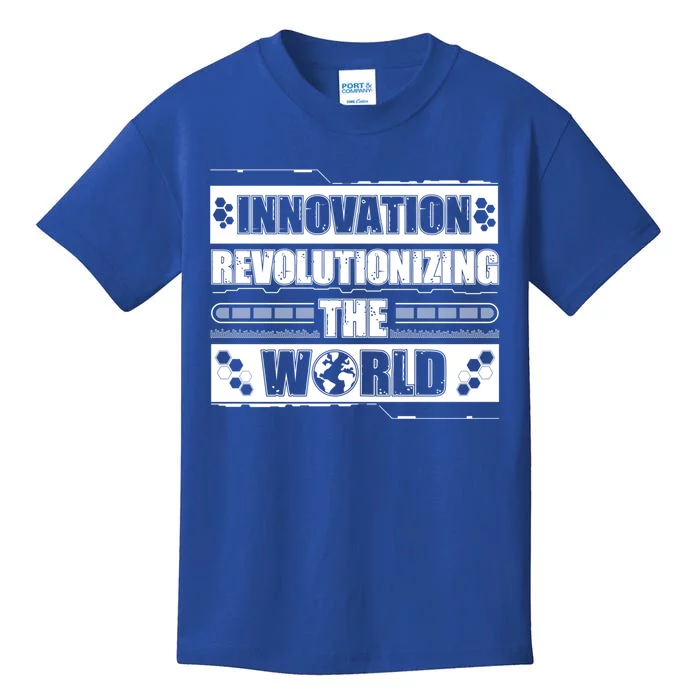 Cool Innovation Revolutionizing The World A Future Inventor Gift Kids T-Shirt