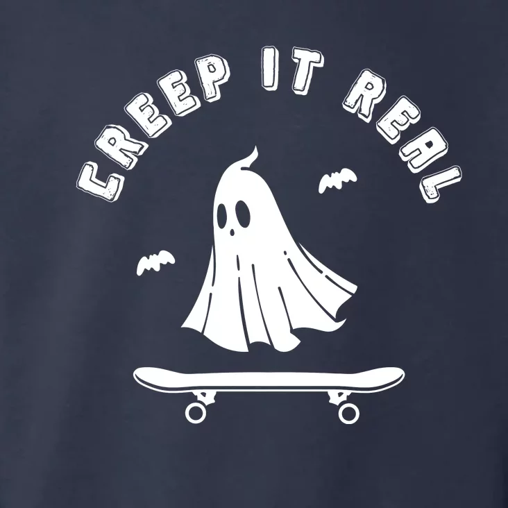 Creep It Real Skateboard Ghost Skateboarding Halloween Toddler Hoodie