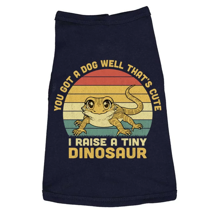 Cute I Raise A Tiny Dinosaur Vintage Doggie Tank