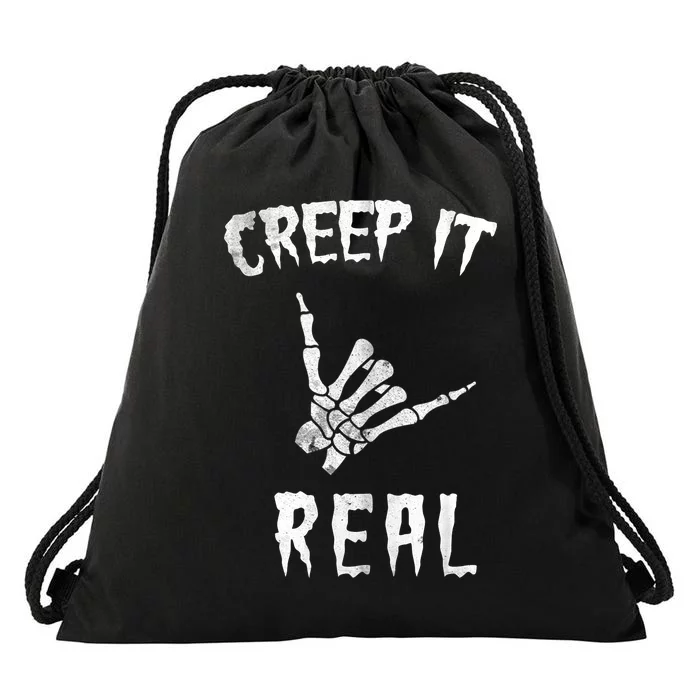 Creep It Real Drawstring Bag