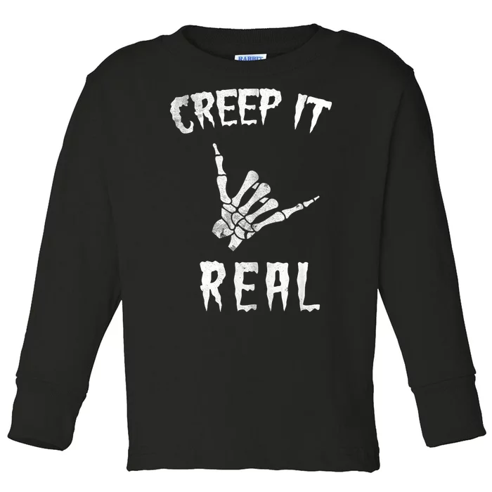 Creep It Real Toddler Long Sleeve Shirt