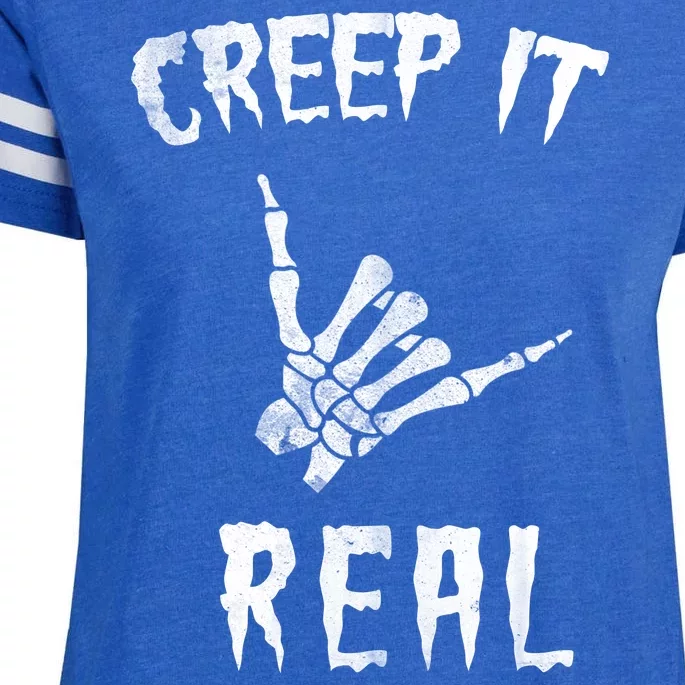 Creep It Real Enza Ladies Jersey Football T-Shirt