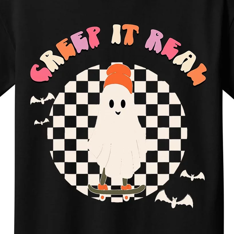 Creep It Real Ghost Halloween Kids T-Shirt