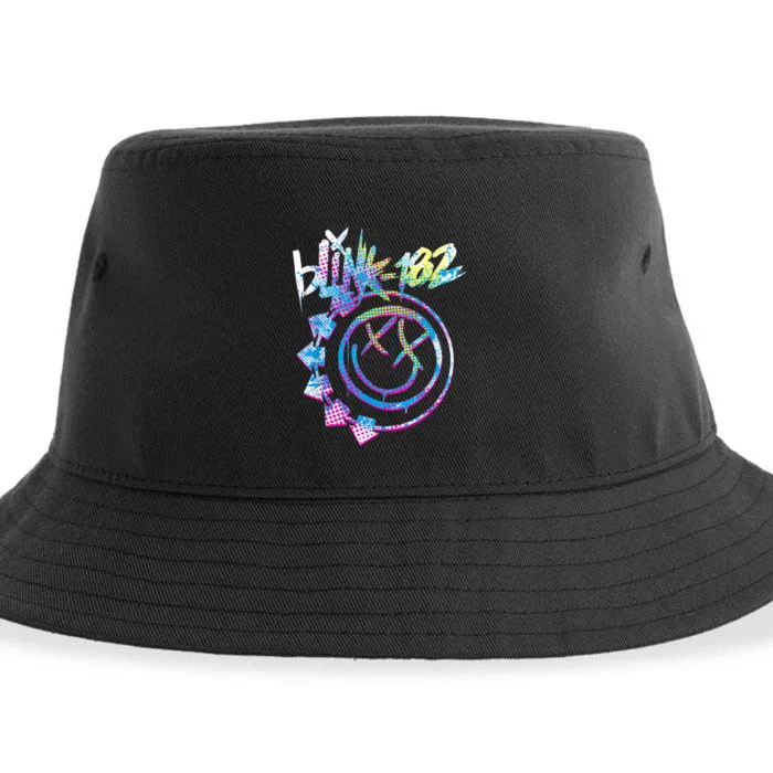 Colourful Inset Rock Music By Rock Off Sustainable Bucket Hat