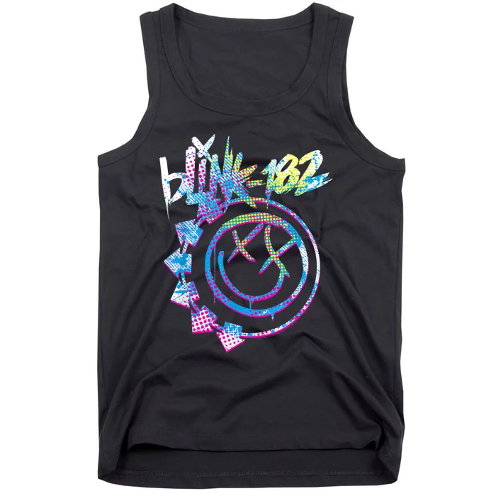 Colourful Inset Rock Music By Rock Off Tank Top