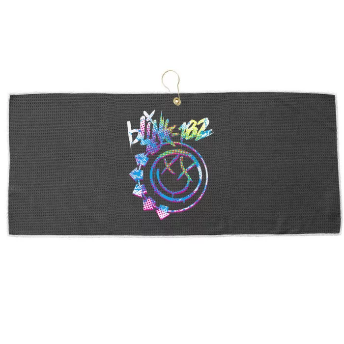 Colourful Inset Rock Music By Rock Off Gift Large Microfiber Waffle Golf Towel