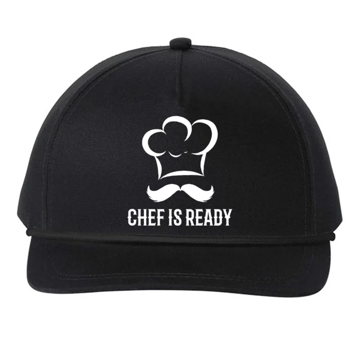 Chef Is Ready Funny Chef Funny Gift Snapback Five-Panel Rope Hat