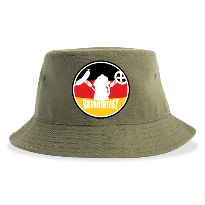 Circle Oktoberfest Logo Sustainable Bucket Hat