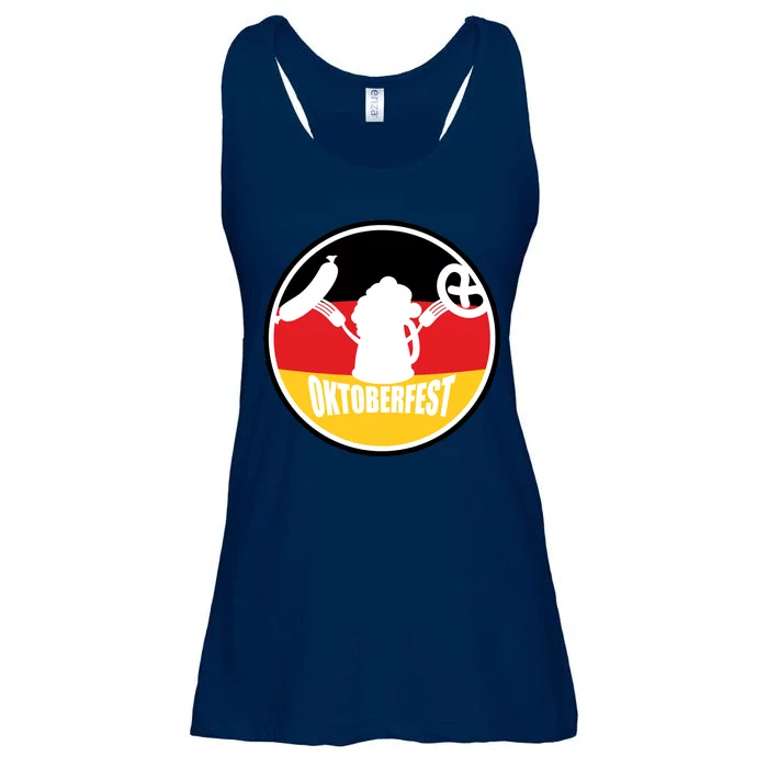 Circle Oktoberfest Logo Ladies Essential Flowy Tank