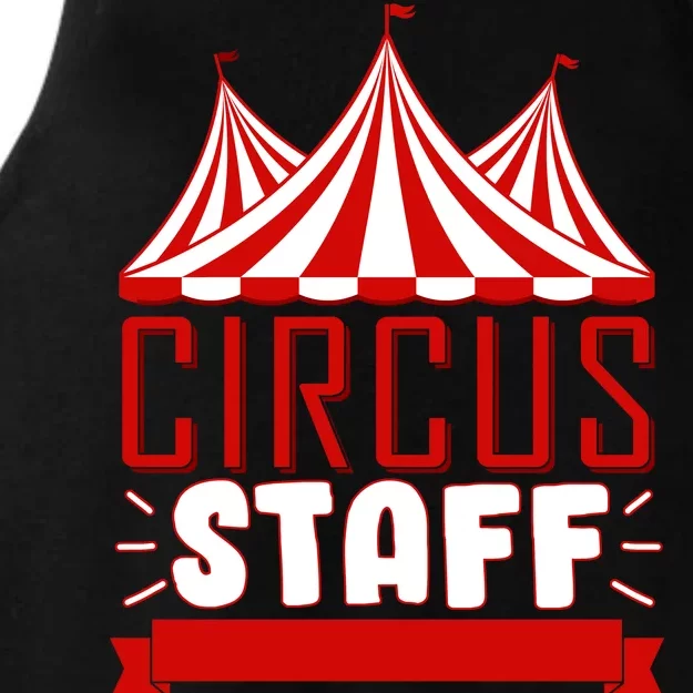 Circus Staff Funny Clown Movie Ladies Tri-Blend Wicking Tank