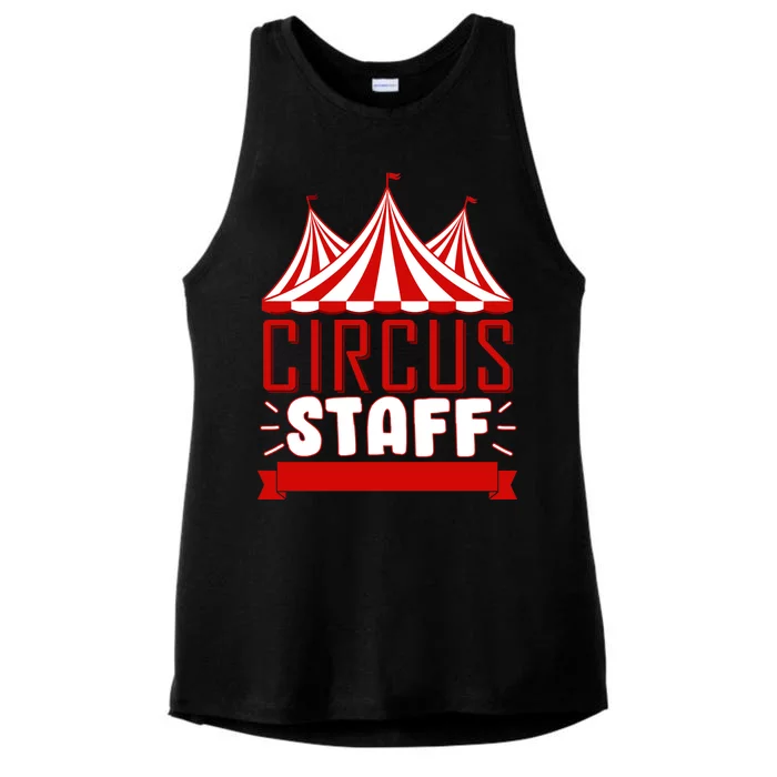 Circus Staff Funny Clown Movie Ladies Tri-Blend Wicking Tank