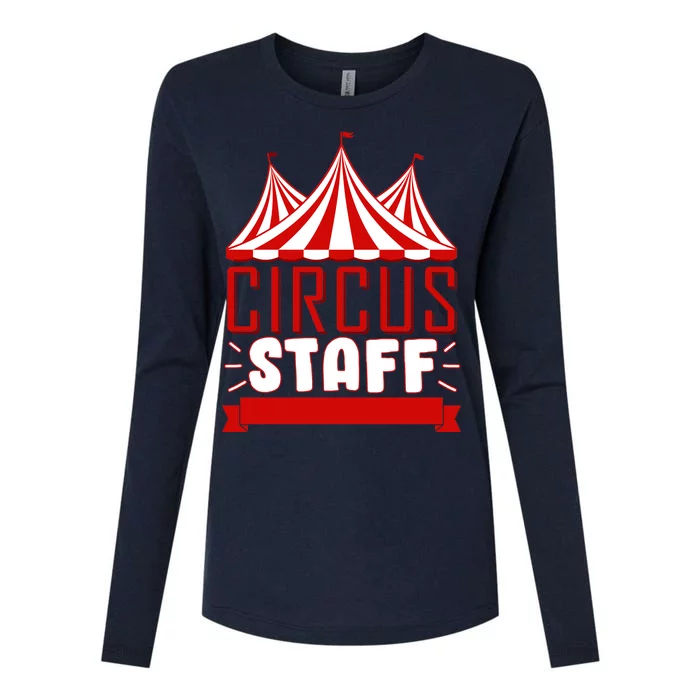 Circus Staff Funny Clown Movie Womens Cotton Relaxed Long Sleeve T-Shirt