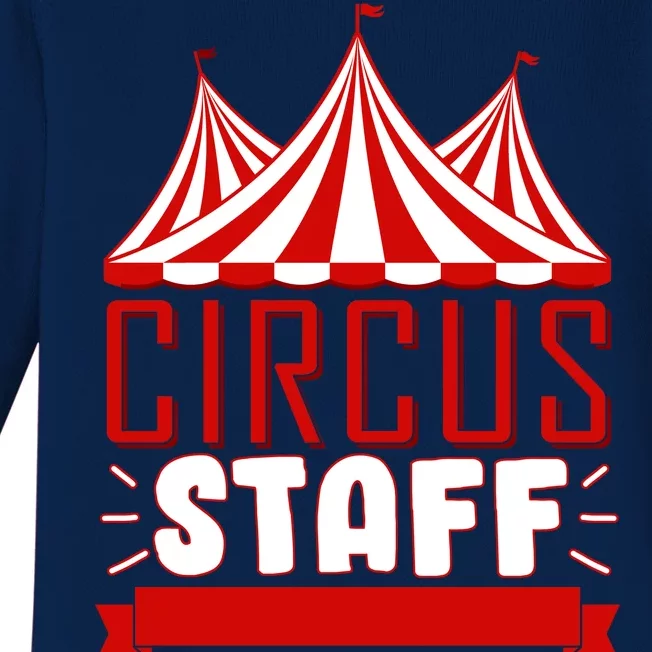 Circus Staff Funny Clown Movie Baby Long Sleeve Bodysuit