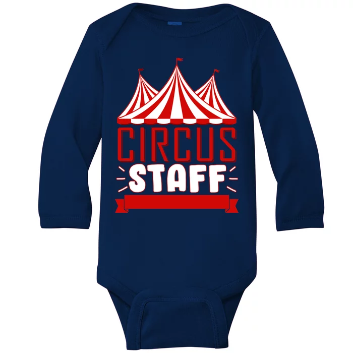 Circus Staff Funny Clown Movie Baby Long Sleeve Bodysuit