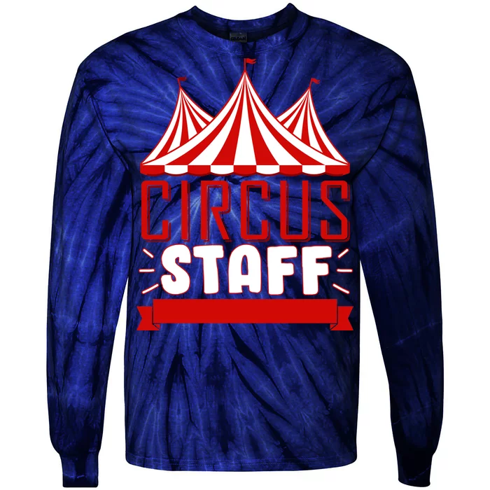 Circus Staff Funny Clown Movie Tie-Dye Long Sleeve Shirt