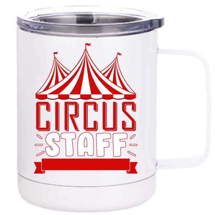 Circus Staff Funny Clown Movie Front & Back 12oz Stainless Steel Tumbler Cup