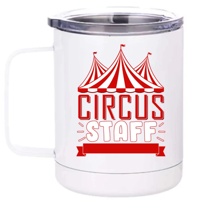 Circus Staff Funny Clown Movie Front & Back 12oz Stainless Steel Tumbler Cup