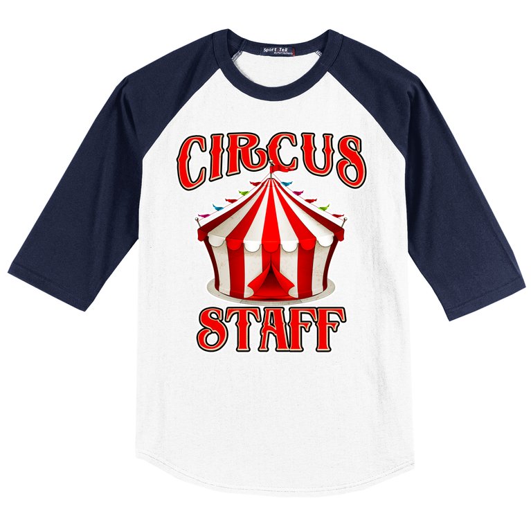 Circus Staff Tent Baseball Sleeve Shirt