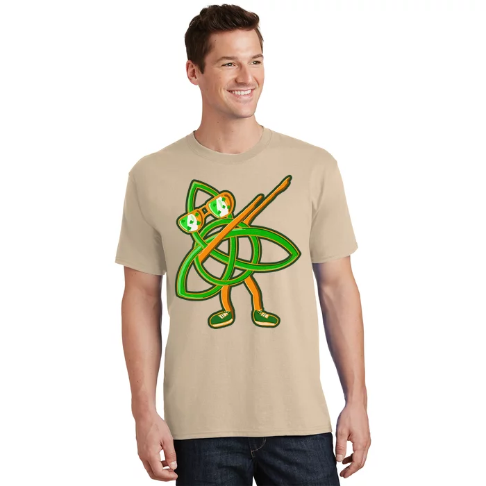 Celtic Irish Symbol St Patricks Day Dabbingrinity Knot T-Shirt