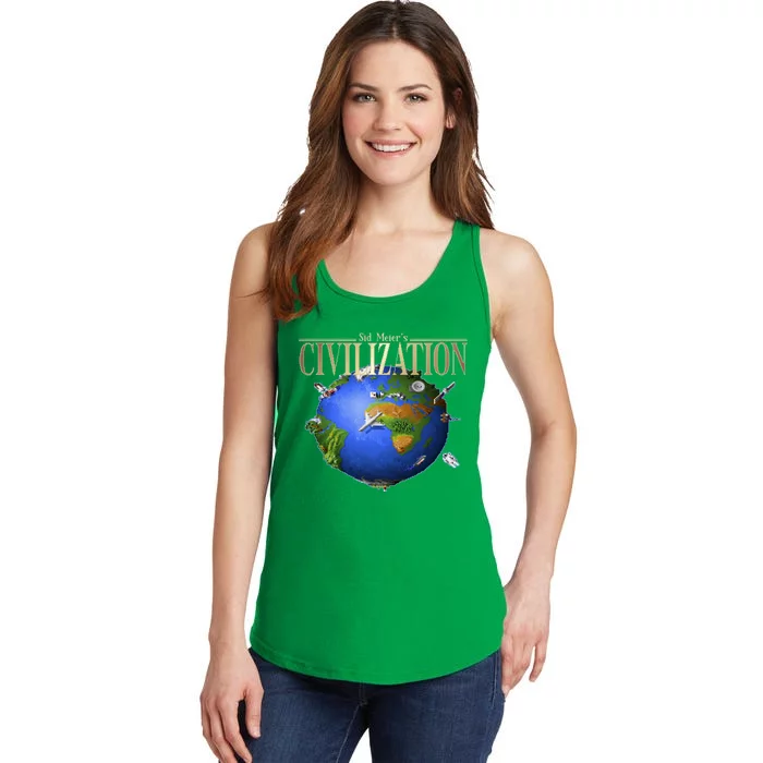 Civilization I Sid Meier Ladies Essential Tank