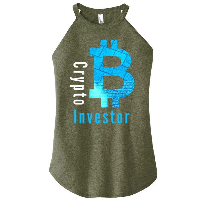 Crypto Investor, Satoshi, Bitcoin, Blockchain, Cryptocurrency, DeFi, BTC Women’s Perfect Tri Rocker Tank