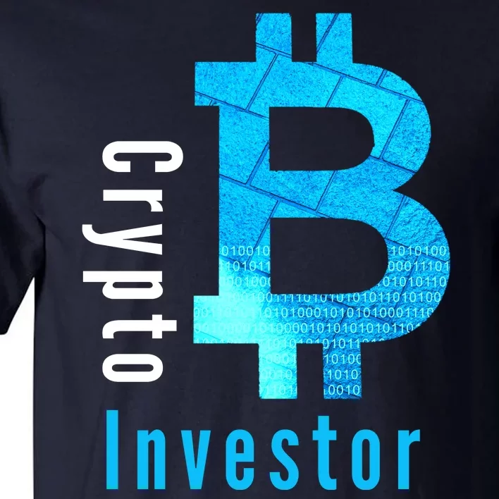 Crypto Investor, Satoshi, Bitcoin, Blockchain, Cryptocurrency, DeFi, BTC Tall T-Shirt