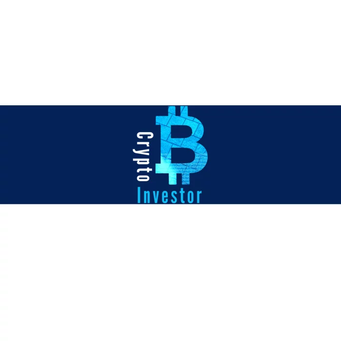 Crypto Investor, Satoshi, Bitcoin, Blockchain, Cryptocurrency, DeFi, BTC Bumper Sticker