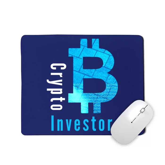 Crypto Investor, Satoshi, Bitcoin, Blockchain, Cryptocurrency, DeFi, BTC Mousepad