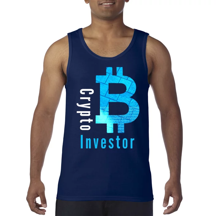 Crypto Investor, Satoshi, Bitcoin, Blockchain, Cryptocurrency, DeFi, BTC Tank Top