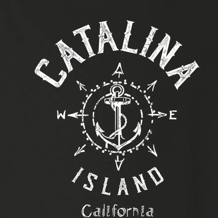 Catalina Island Sailing Compass Rose Beach Boat Great Gift Toddler Long Sleeve Shirt