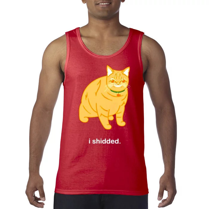 Cat I Shidded Shirt Tank Top