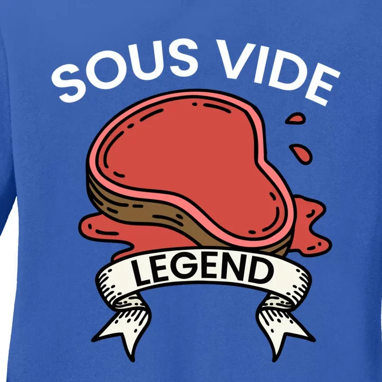 Cook I Sous Vide Legend I Cooking Kitchen Cook Hobby Chef Gift Ladies Long Sleeve Shirt