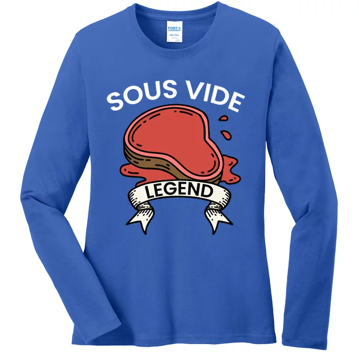 Cook I Sous Vide Legend I Cooking Kitchen Cook Hobby Chef Gift Ladies Long Sleeve Shirt