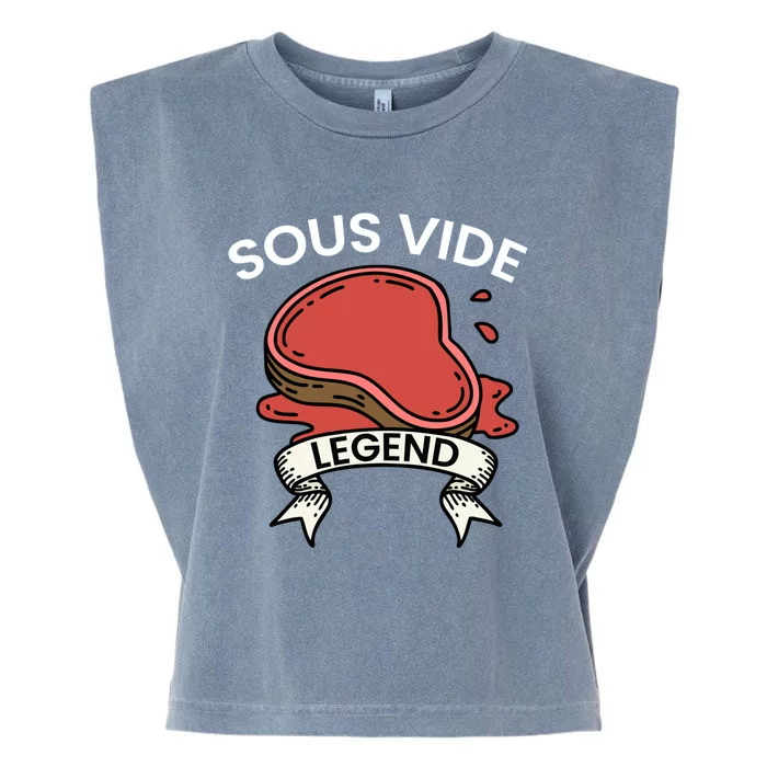 Cook I Sous Vide Legend I Cooking Kitchen Cook Hobby Chef Gift Garment-Dyed Women's Muscle Tee