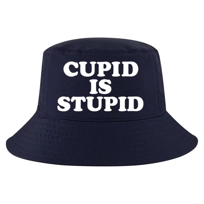 Cupid Is Stupid Anti Valentines Singles Awareness Day Meaningful Gift Cool Comfort Performance Bucket Hat