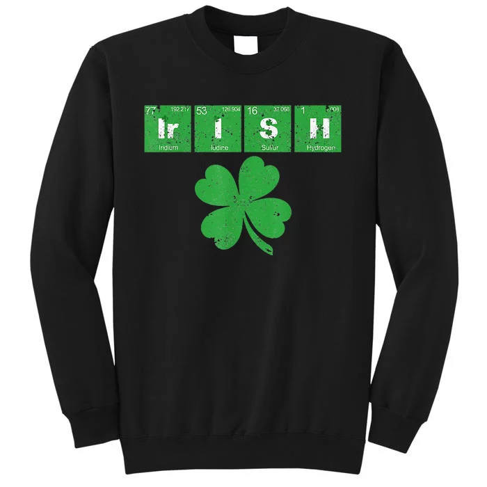 Chemistry Irish St Patricks Day Funny Science Teacher Sweatshirt