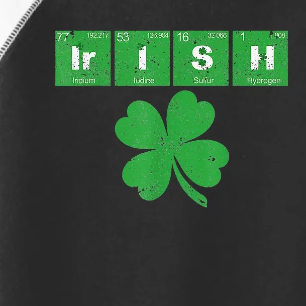 Chemistry Irish St Patricks Day Funny Science Teacher Toddler Fine Jersey T-Shirt