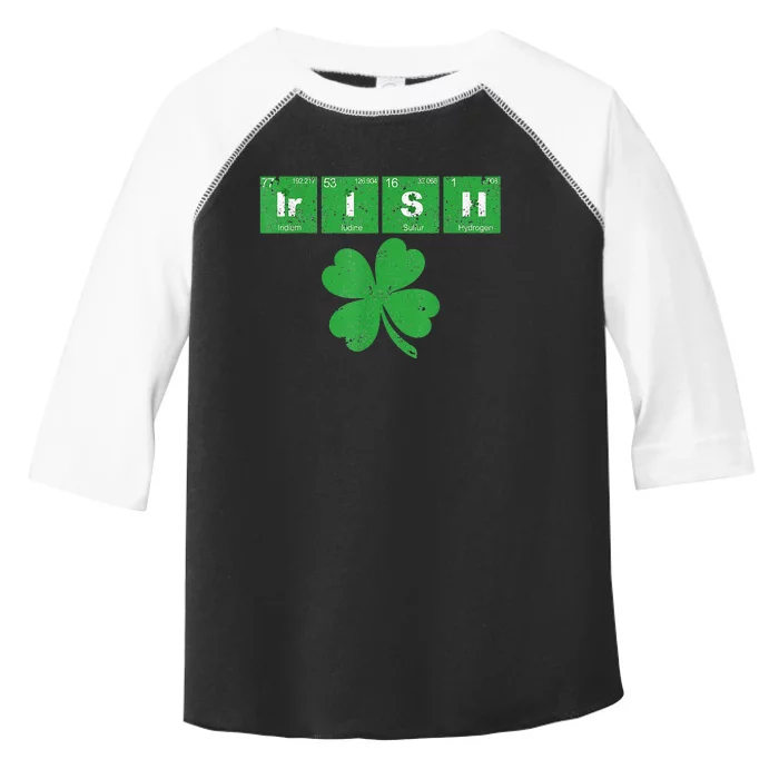 Chemistry Irish St Patricks Day Funny Science Teacher Toddler Fine Jersey T-Shirt