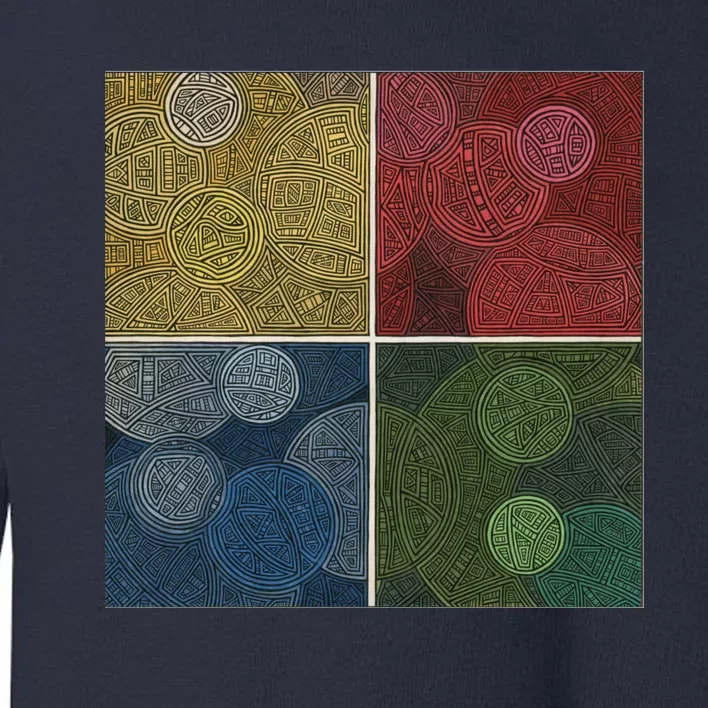 Circles In Squares Toddler Sweatshirt