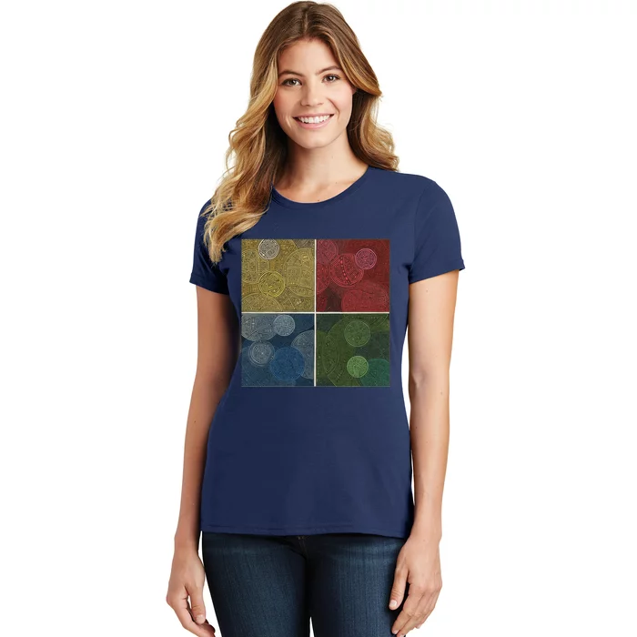 Circles In Squares Women's T-Shirt