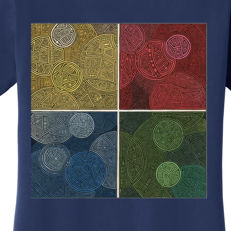 Circles In Squares Women's T-Shirt