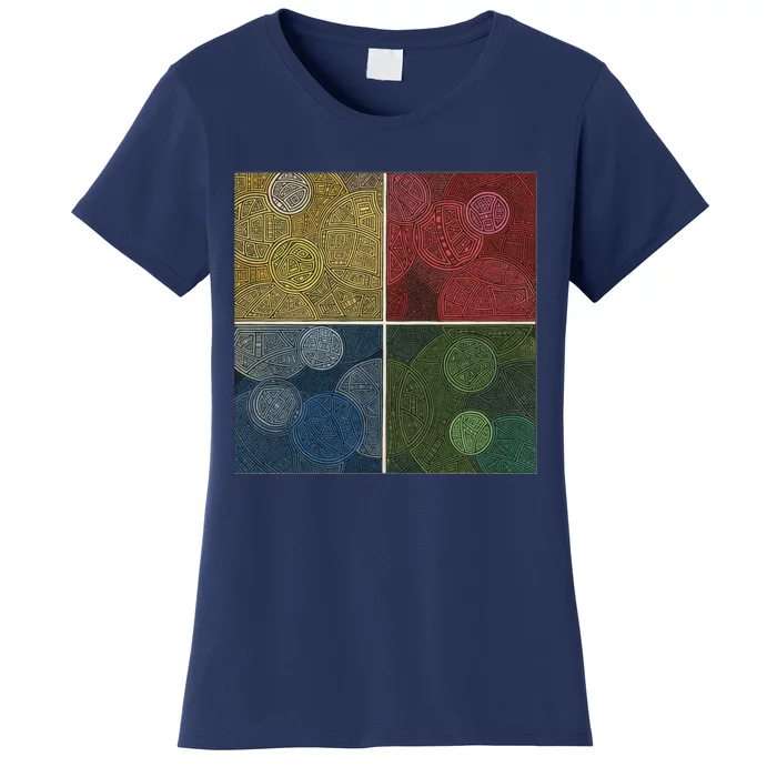 Circles In Squares Women's T-Shirt