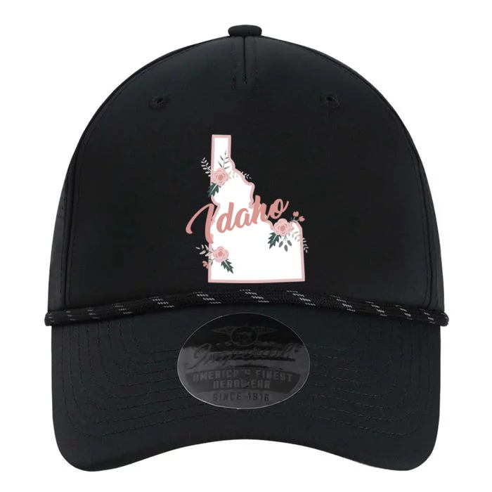 Cute Idaho State Floral Rose Gift Performance The Dyno Cap