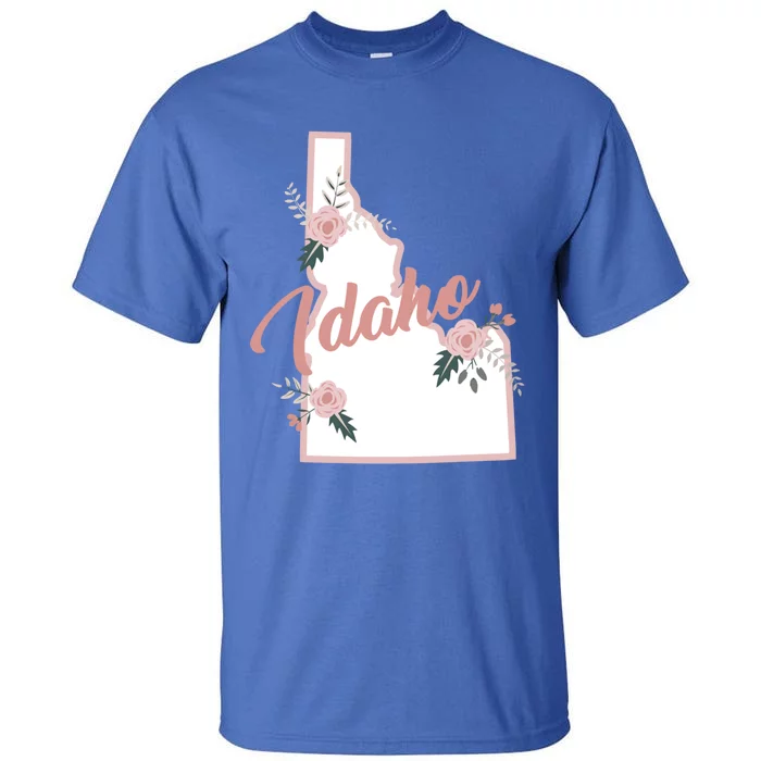 Cute Idaho State Floral Rose Gift Tall T-Shirt