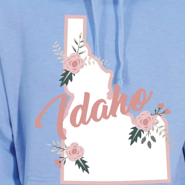 Cute Idaho State Floral Rose Gift Unisex Surf Hoodie