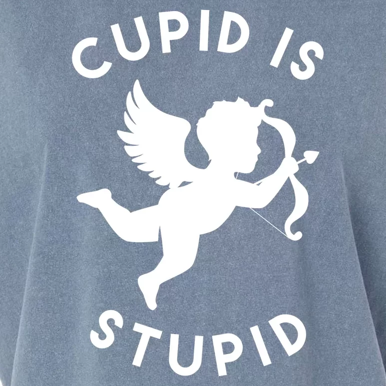 Cupid Is Stupid Anti Valentine Garment-Dyed Women's Muscle Tee